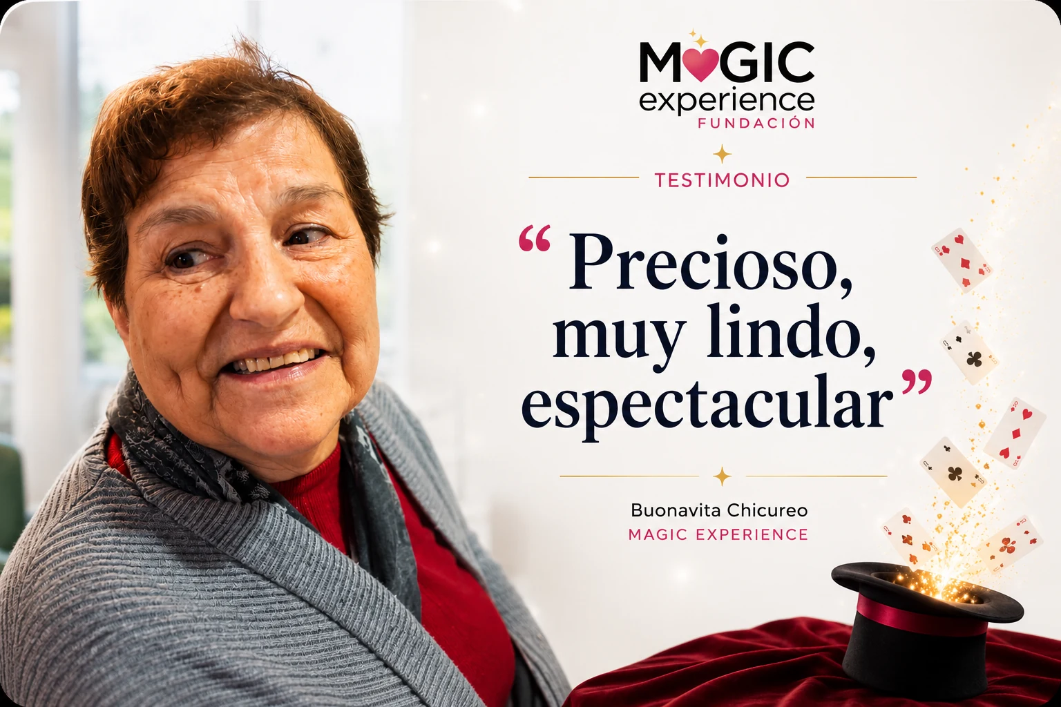 Testimonio real de una residente de Buonavita Chicureo.